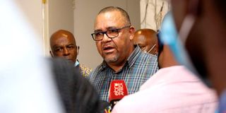 Matatu Owners Association national chairman Simon Kimutai