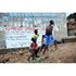 Covid message in Kibera