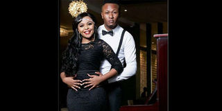 DJ Mo and his wife Size 8.