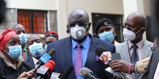 Education Cabinet Secretary George Magoha