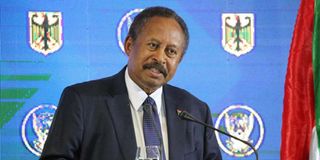 Sudanese Prime Minister Abdalla Hamdok