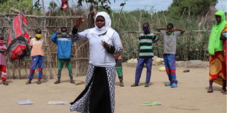 Tana River community teacher Fatma Bahola