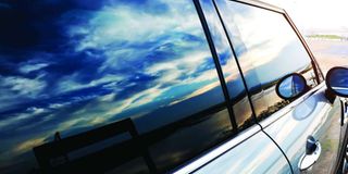 Tinted windscreen