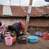 Women wash clothes
