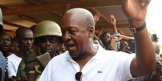 Ghana's former president John Mahama