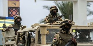 Members of the Egyptian army