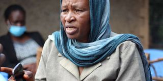 Dr Stephen Mogusu's mother