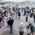 Shoppers in Soweto