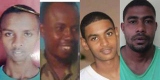 Abdikadir Tache, Abdifatah Abubakar Abdi, Salim Ahmed Mohamed and Fuad Abubakar Manswab.