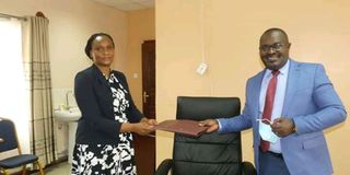 Doctors Joseph Mburu and Aisha Maina