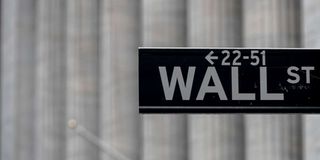 Wall Street sign
