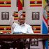 Ugandan President Yoweri Museveni at State House in Entebbe, Uganda in 2018.