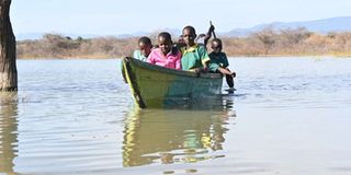 Baringo school boat ride