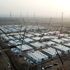 The under-construction centralised quarantine facilities in Shijiazhuang.