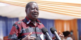 ODM leader Raila Odinga
