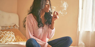 Bhang smoking