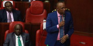 Abdi Guyo at the Nairobi County Assembly