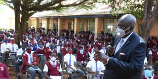 Education Cabinet Secretary George Magoha