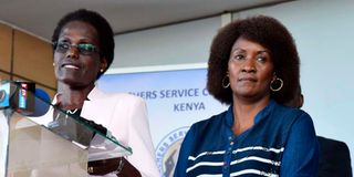 Lydia Nzomo and Nancy Macharia