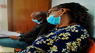 Virgina Adhiambo and Charles Ndonye