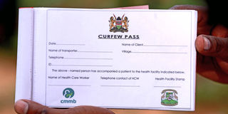 curfew pass