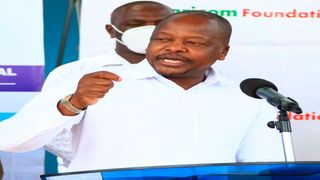 Health Cabinet Secretary Mutahi Kagwe 