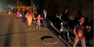 Palestinian families
