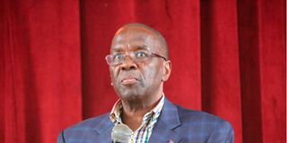 Former Chief Justice Willy Mutunga