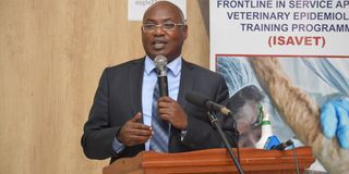 Livestock Principal Secretary Harry Kimtai