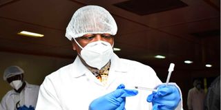 Health Cabinet Secretary Mutahi Kagwe