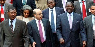 Meles Zenawi Raila Odinga Moses Wetangula