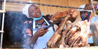 Roast meat
