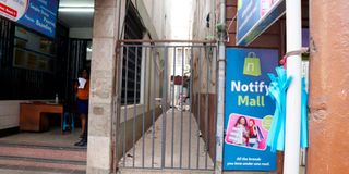 Closed Nairobi lane