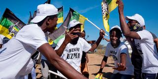 Jacob Zuma supporters