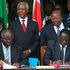 Mwai Kibaki and Raila Odinga