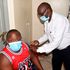 A man receiving a vaccine