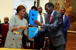 Nancy Macharia and Collins Oyuu 