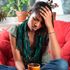 Distressed woman