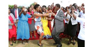 Alfred Mutua, Lillian Nganga