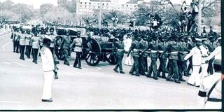 Jomo's funeral procession