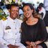Alfred Mutua with his estranged wife Lillian Nganga