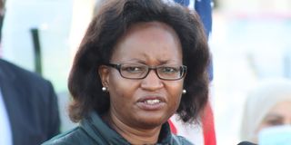 Health Principal Secretary Susan Mochache