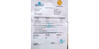 Fake Covid-19-free certificate