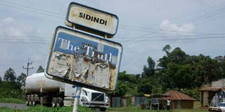 Sidindi trading centre