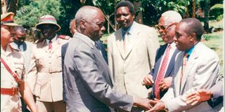 Daniel Arap Moi and Kuria Kanyingi