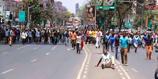 Nasa supporters protest