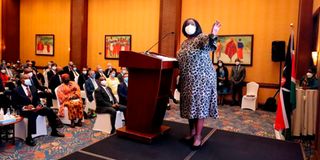 Foreign Affairs CS Raychelle Omamo