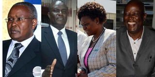 Isaac Kibwage, Alexander Kahi, Peninah Obudho, Bockline Bebe.