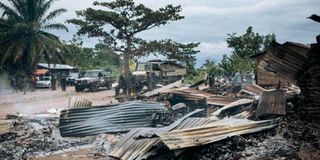 Beni torched houses