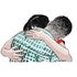 Hugging couple 